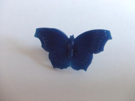 Vlinder donker blauw